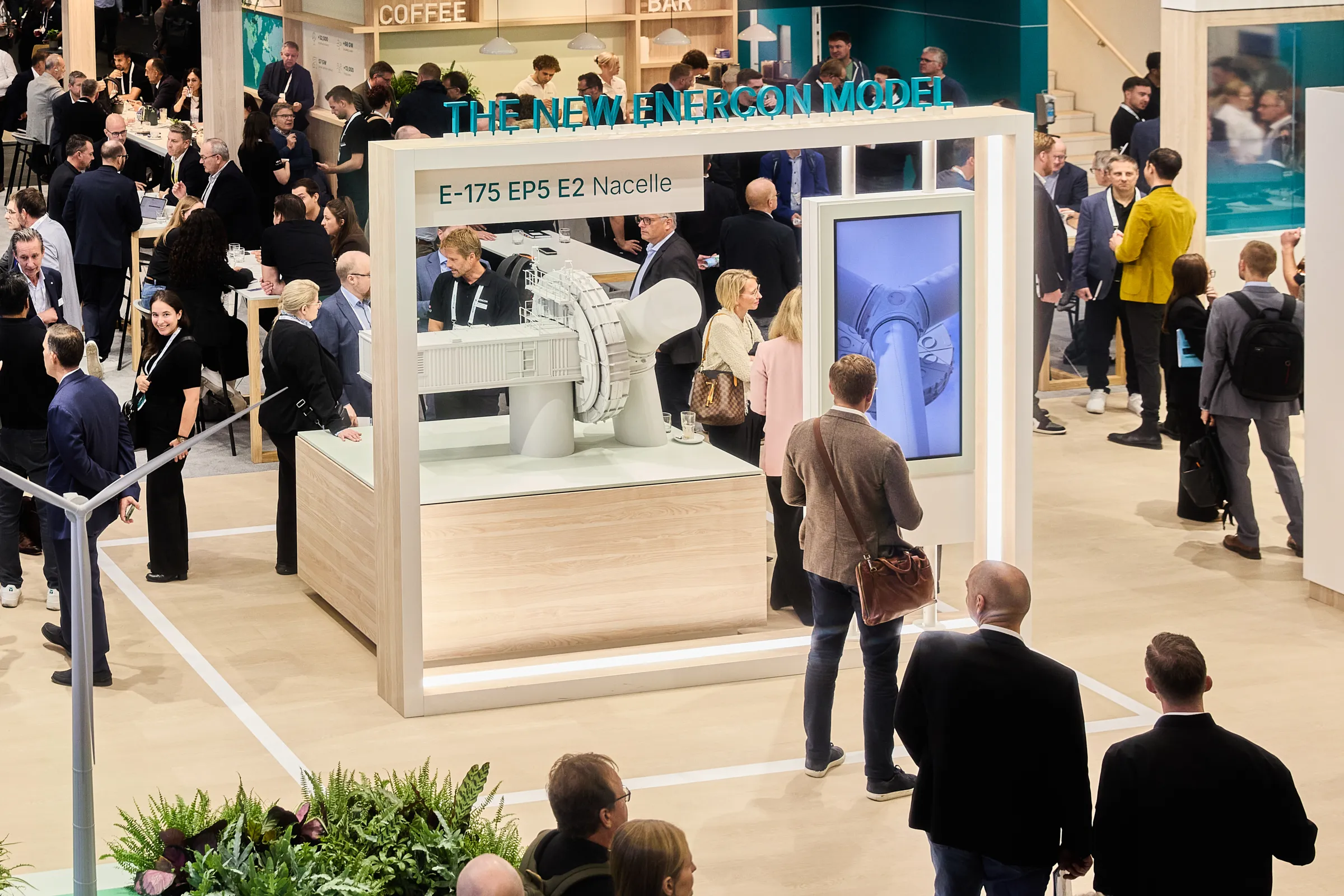 tradefair for Enercon in Copenhagen and Hamburg